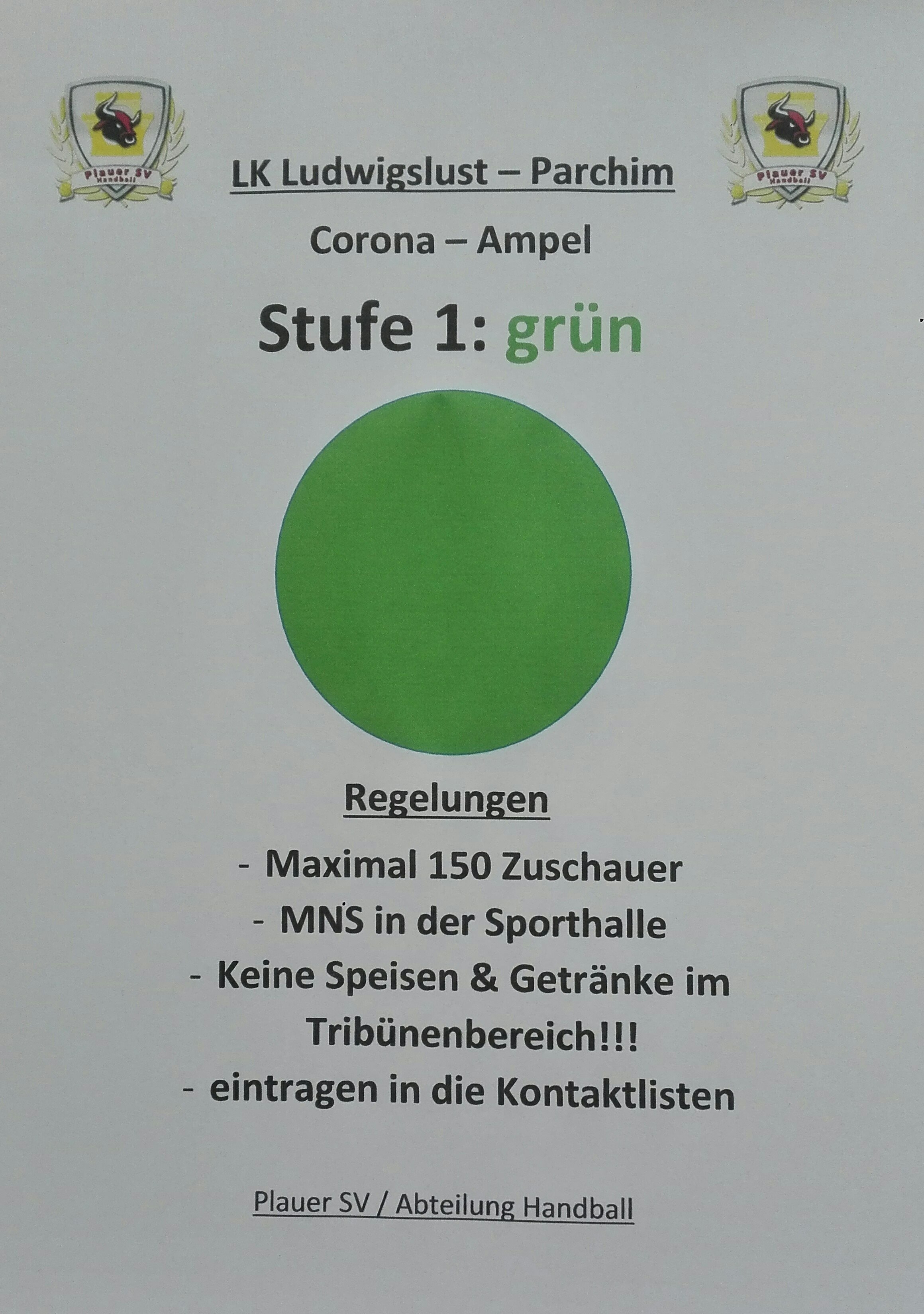 Corona Ampel grün Stand 18.09.2021