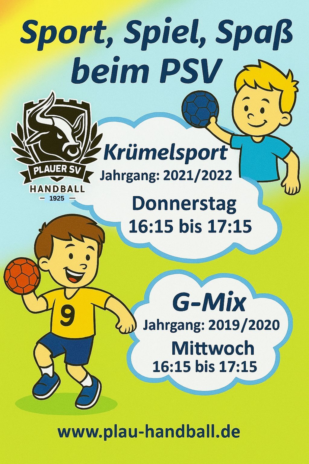 Krümelsport beim PSV