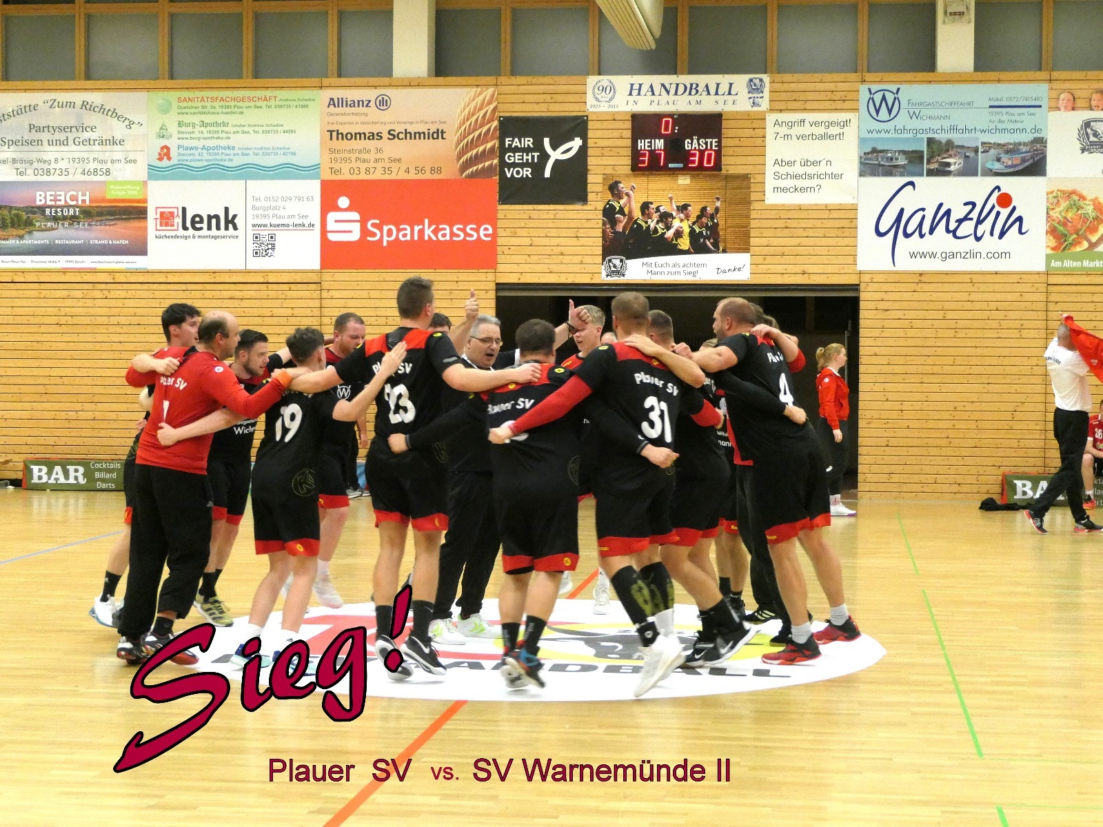 1. Männer im Spiel gegen SV Warnemünde II 1. Männer im Spiel gegen SV Warnemünde II
