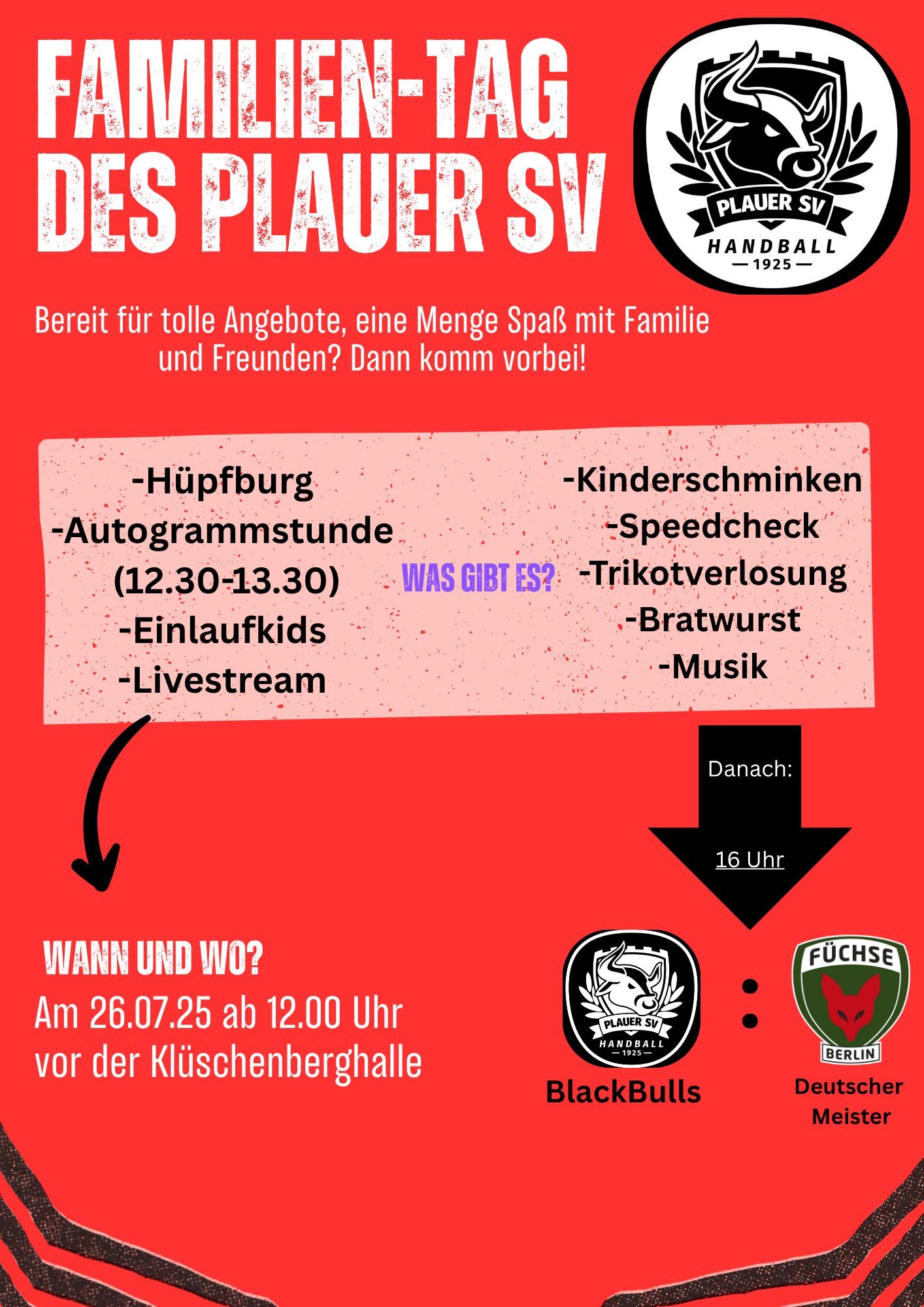 Promospiel und Familientag Promospiel und Familientag