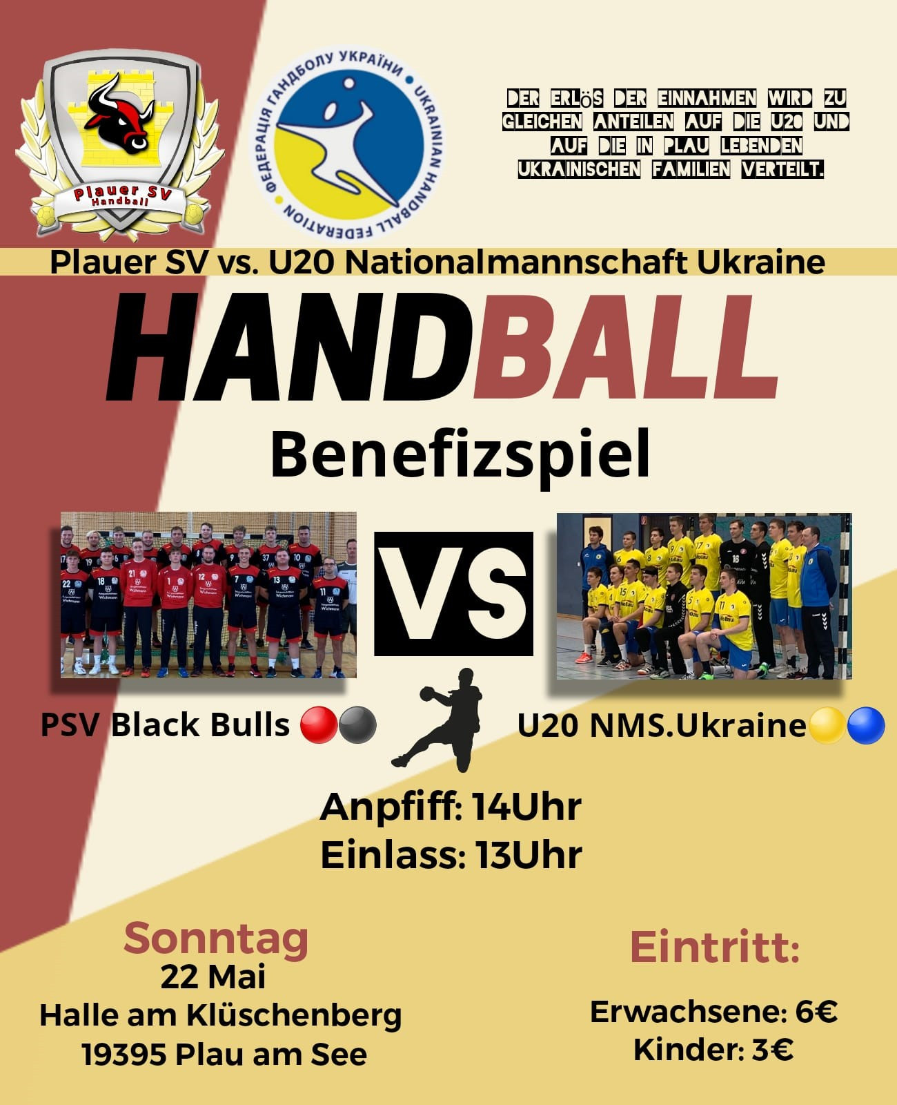 Spielankündigung Benefizspiel