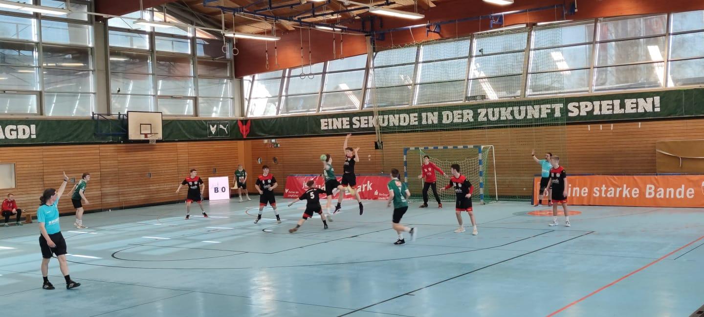 Spielszene 1 mJB1 PSV vs Füchse