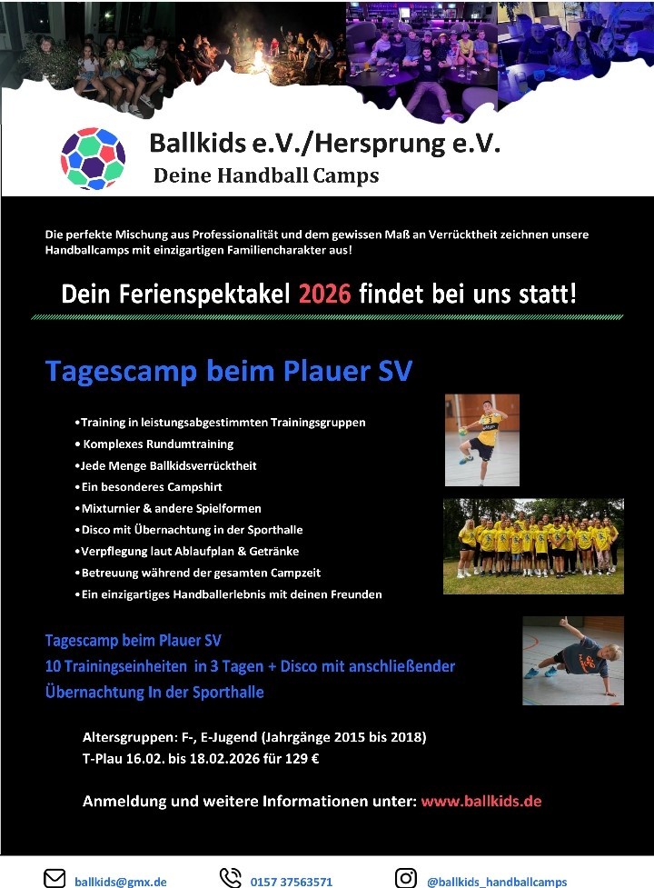 Handballcamp Winterferien 2026 Handballcamp Winterferien 2026