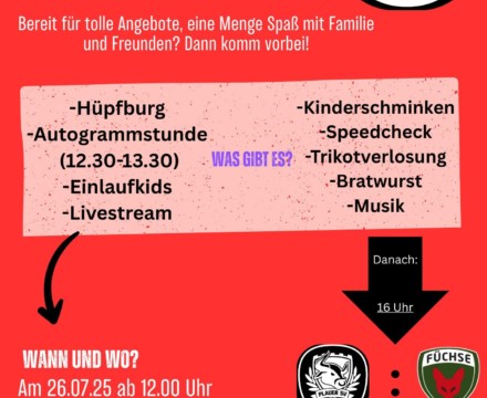 Promospiel und Familientag