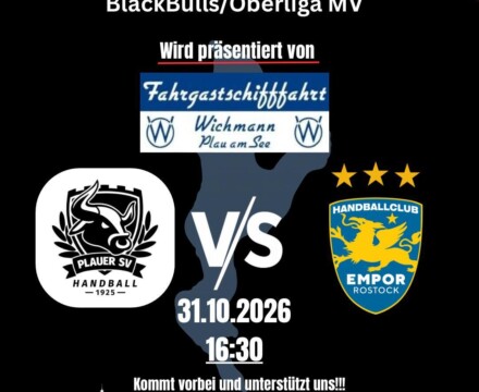 Heimspiel BlackBulls Oberliga MV
