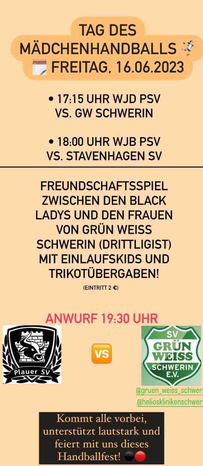 Tag des Mädchenhandballs