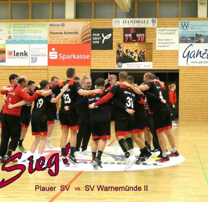 1. Männer im Spiel gegen SV Warnemünde II